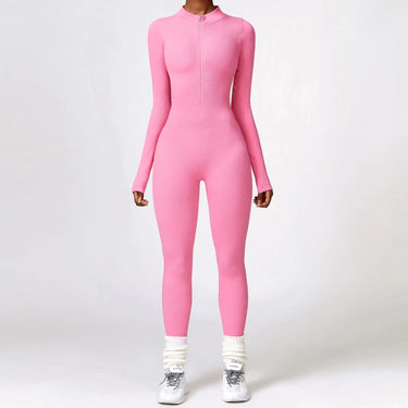 Zipper Fitness jumpsuit til kvinder